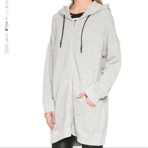 R13 Long Hooded Sweatshirt (NWOT)